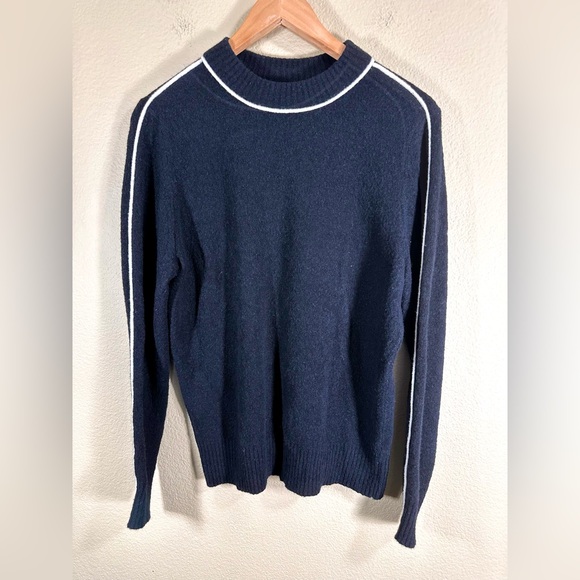 Athleta Transit Crew Merino Wool Black Sweater - Picture 6 of 9